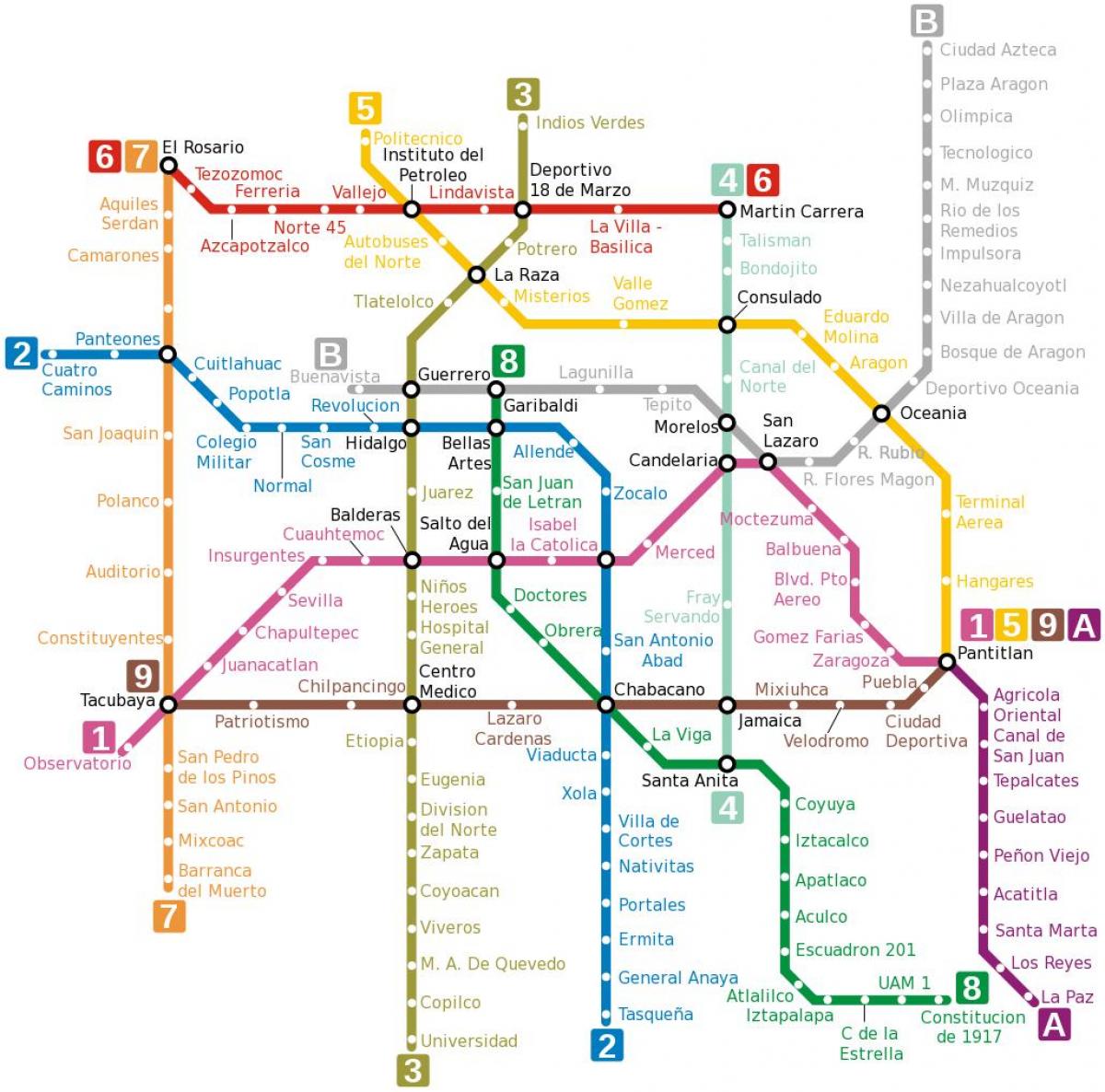 peta metro Mexico