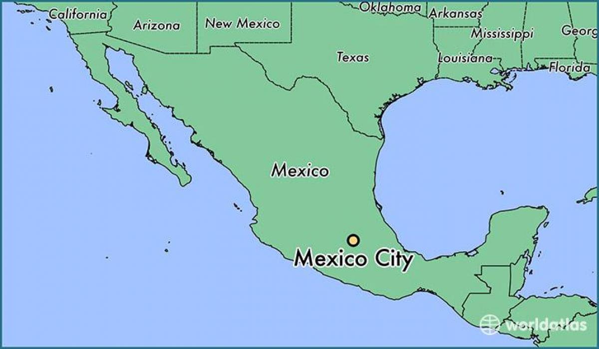 lihat peta Mexico