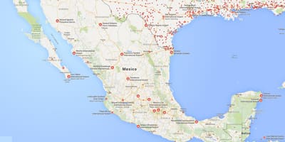 Bandara Mexico peta