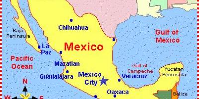 Peta dari Meksiko